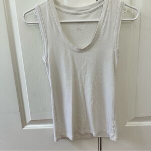 Classic White Sleeveless Top